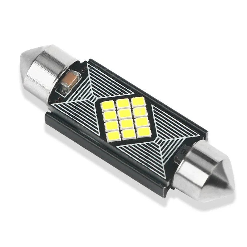 Set 2x Becuri LED Festoon C5W Canbus – 12V, 2016-12SMD, 6000K Alb - My Store