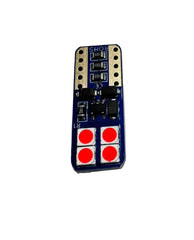 Set 2x Becuri LED W5W T10 Canbus – 12V, 3030-8SMD, Multicolor