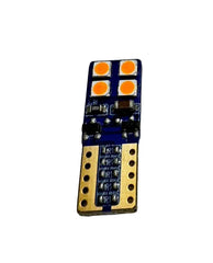 Set 2x Becuri LED W5W T10 Canbus – 12V, 3030-8SMD, Multicolor