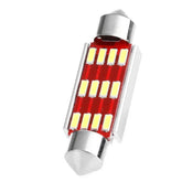 Set 2x Becuri LED Festoon C5W Canbus – 12V, 4014-12SMD, 6000K Alb