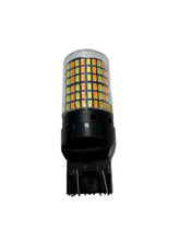 Set 2x Becuri LED T20 7440 W21W – Alb&Galben Canbus 12V, 3014-168SMD