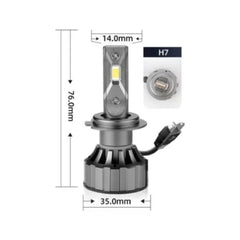 Set 2 Becuri LED Auto V20 – 120W, 12000LM, 6000K, Canbus - My Store