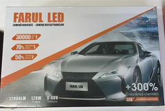 Set 2 Becuri LED Auto H7 V20– 120W, 12000LM, 6000K, Canbus