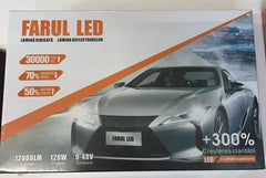 Set 2 Becuri LED Auto H7 V20– 120W, 12000LM, 6000K, Canbus