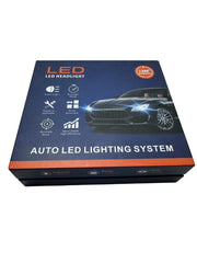 Set 2 Becuri LED Auto V88S CANBUS – H1 / H4 / H7, 380W, 18000LM, 6000K Alb Rece