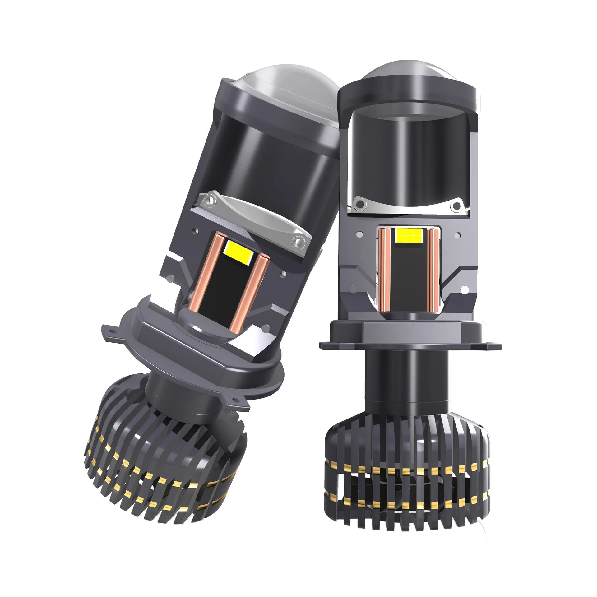 Set 2x Becuri LED H4 Dual Lens – 160W, 28.000Lm, 6000K, CANBUS - My Store