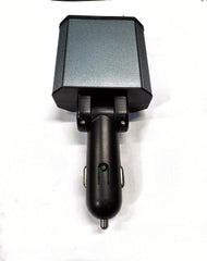 Încărcător Auto 4-în-1 cu Cabluri Retractabile -USB + Type-C + Cablu Apple