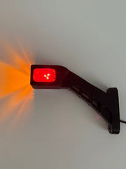 Set 2 Cornite LED 12–24V, 3 culori, 9 LED, ABS + cauciuc, pentru camion și remorcă