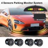 Kit Asistent Parcare cu 4 Senzori – Afișaj LED & Alarmă Sonoră - My Store