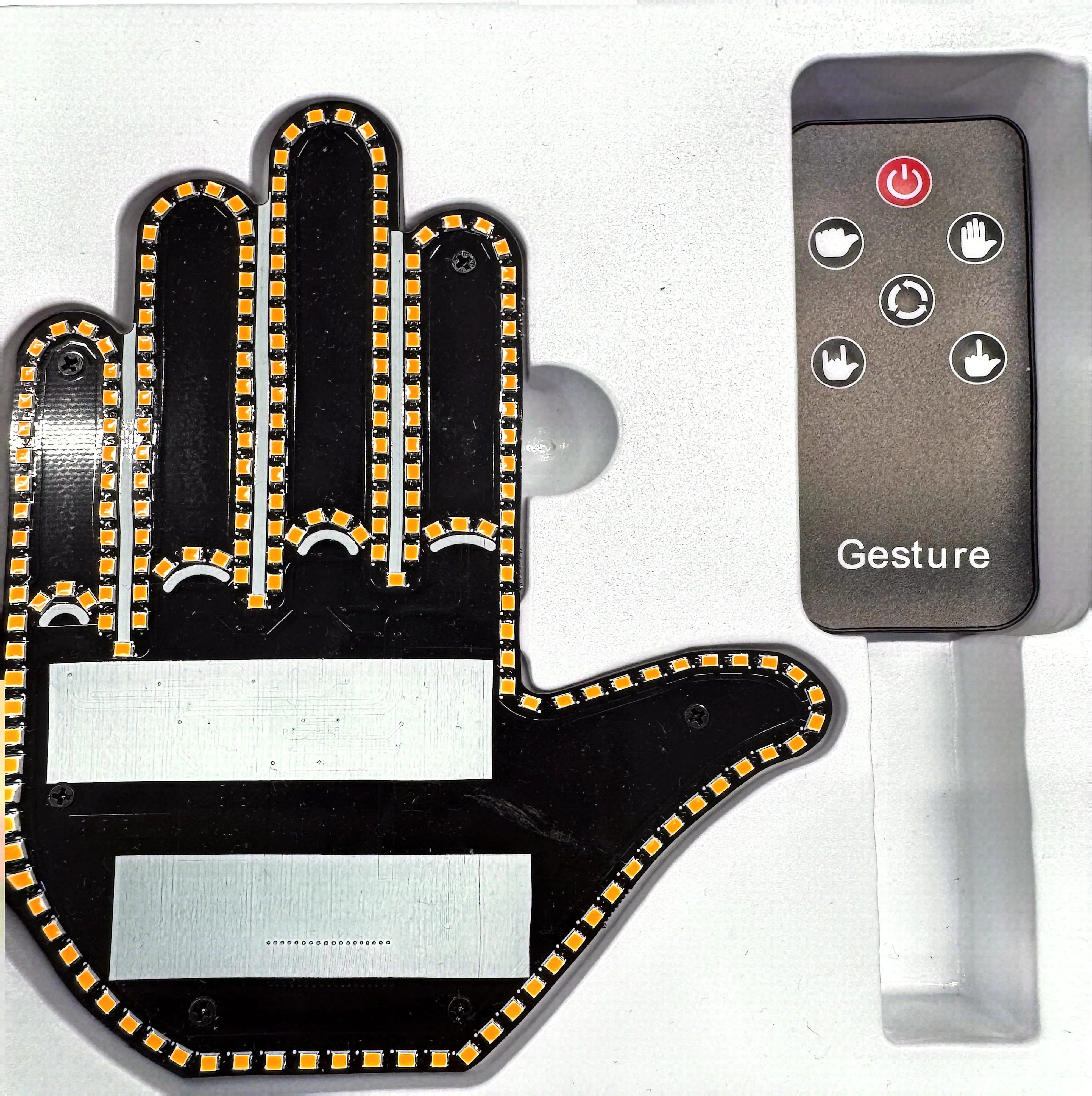 Lampă LED Formă Mână cu Telecomandă – 3 Gesturi - My Store