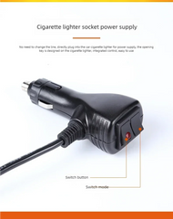 Girofar Stroboscopic LED Auto Galben – Prindere cu Magnet, 12/24V