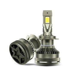 Set 2 Becuri LED Auto H7 K13, 210W, 27000LM, Canbus, Control Aplicație