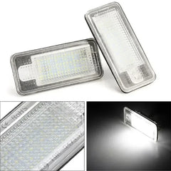 Set 2x Lămpi LED Plăcuță Înmatriculare – Alb Xenon, Audi