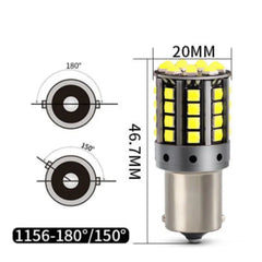 Set 2x Becuri LED 1156 BA15s P21W Canbus – 12V, 3030-44SMD - My Store