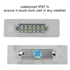 Set 2x Lămpi LED Plăcuță Înmatriculare Canbus – VW/Skoda