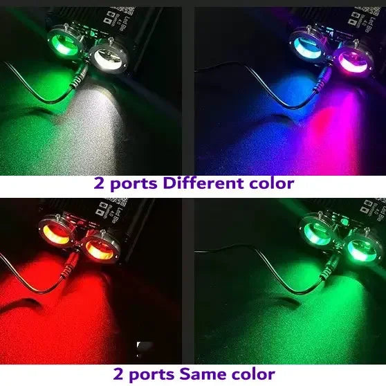 Kit Starlight LED RGBW cu Fibre Optice – Control App/Telecomandă, Efect Muzical - My Store