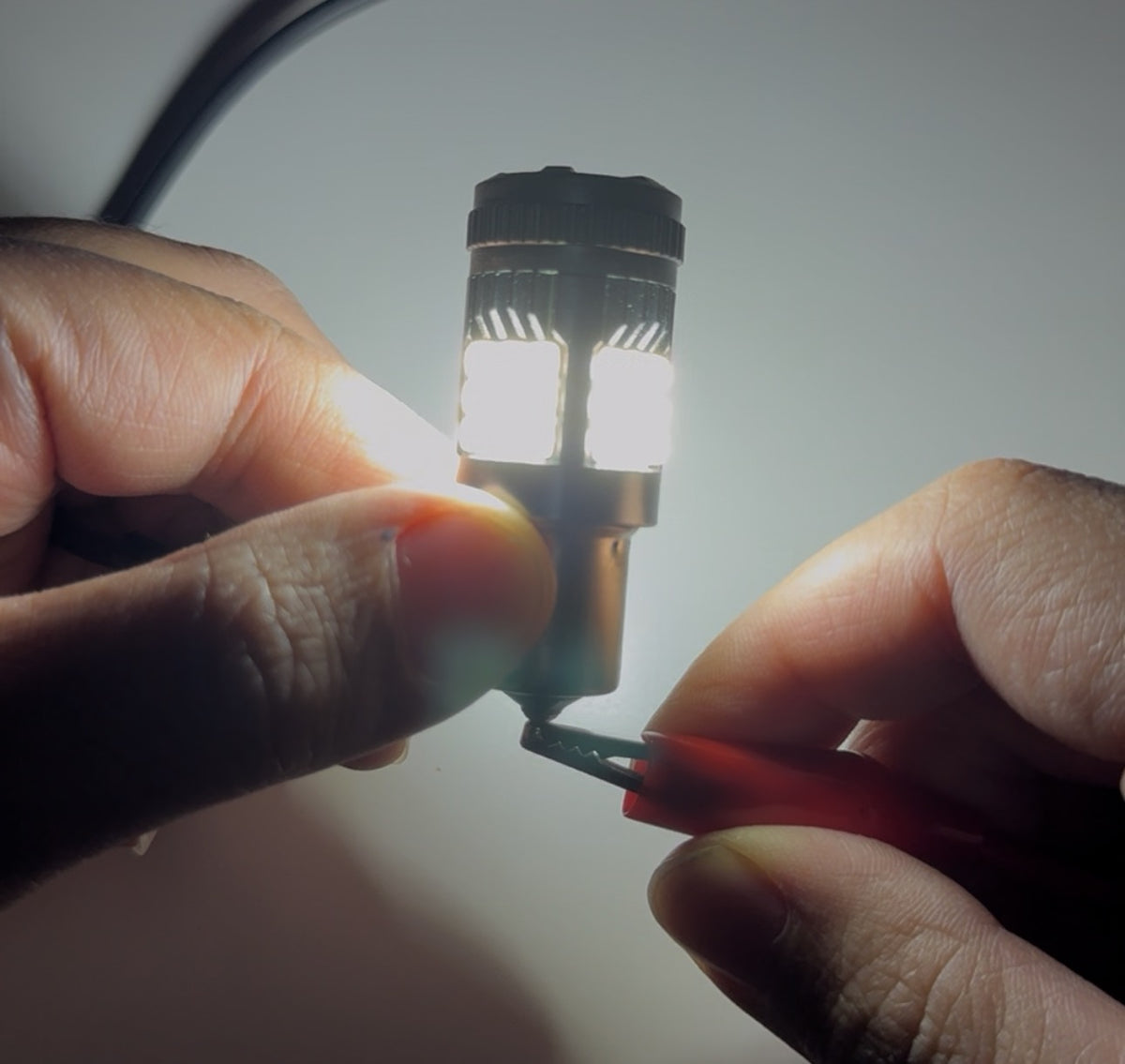 Set 2 Becuri LED 1156 BA15s P21W Versiune Upgrade cu Ventilator– 12V, 3030-36SMD