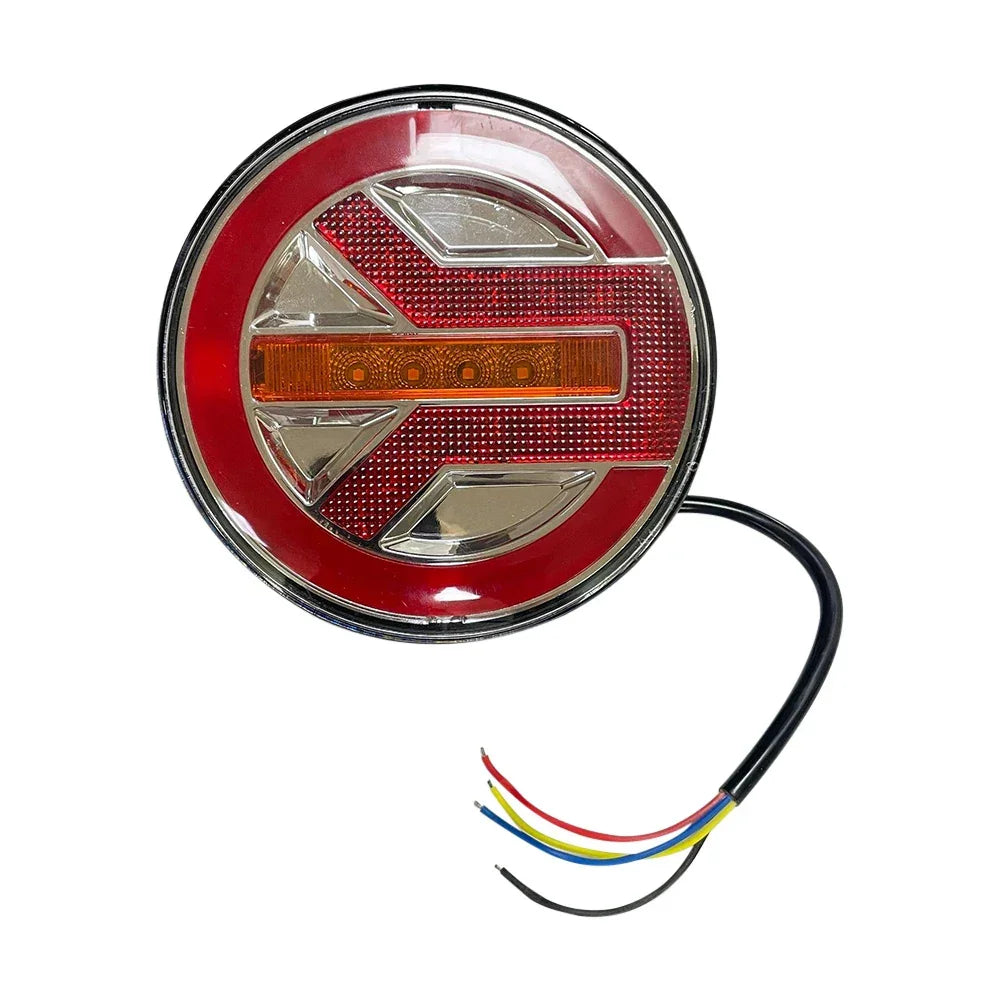 Set 2x Stopuri LED Rotunde – 12/24V, Remorcă/Camion, Ø140mm, Dinamice - My Store