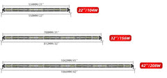 Bară LED Slim Spot & Flood – 12/24V, Lumină de Lucru Off-Road - My Store