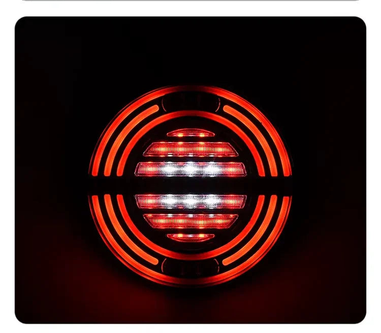 Set 2x Stopuri LED Rotunde – 12/24V, Remorcă/Camion, Ø140mm, Dinamice - My Store