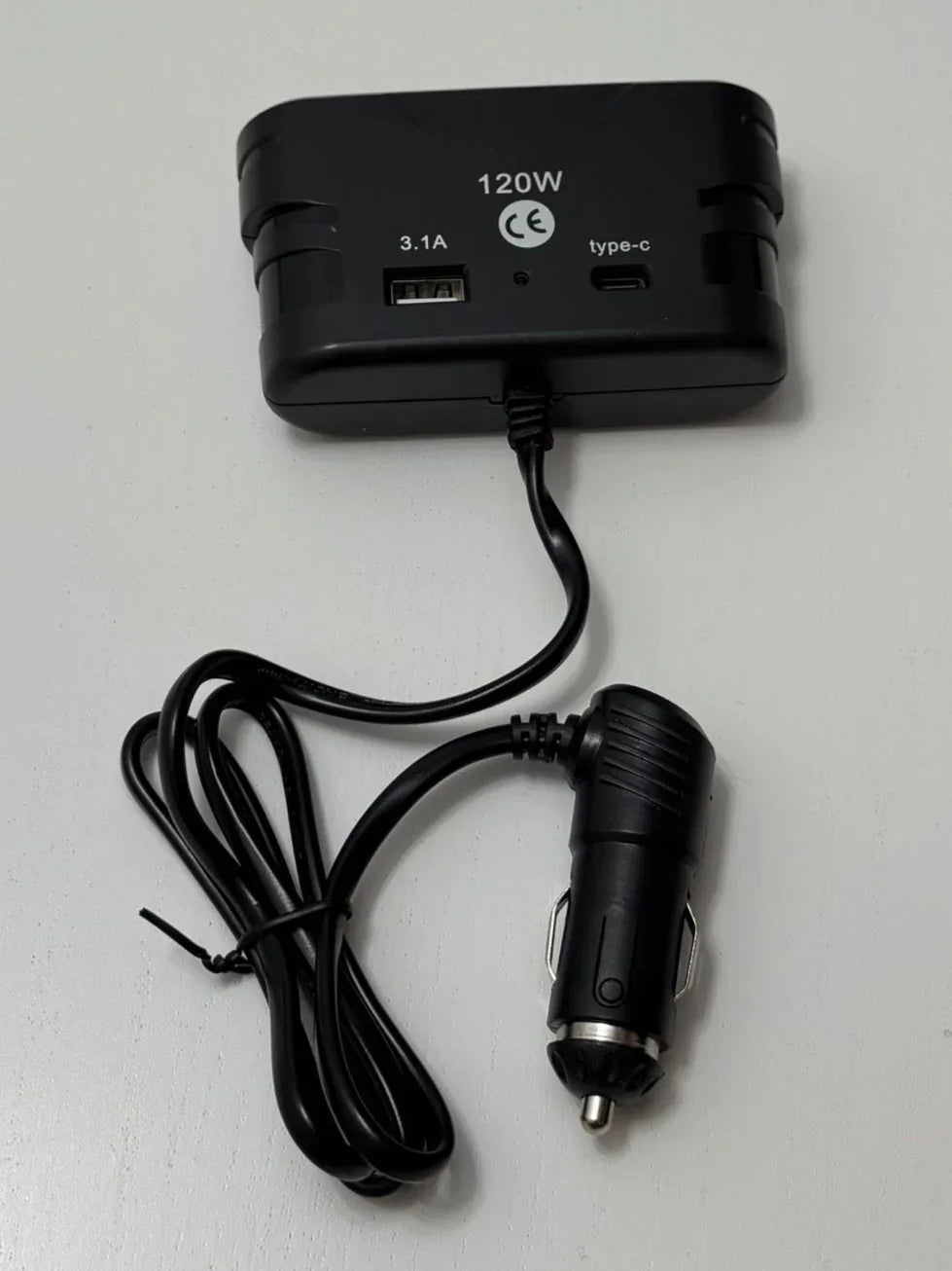 Adaptor Auto 3-în-1 – Brichetă 120W + USB/Type-C, Încărcare Rapidă 12V - My Store