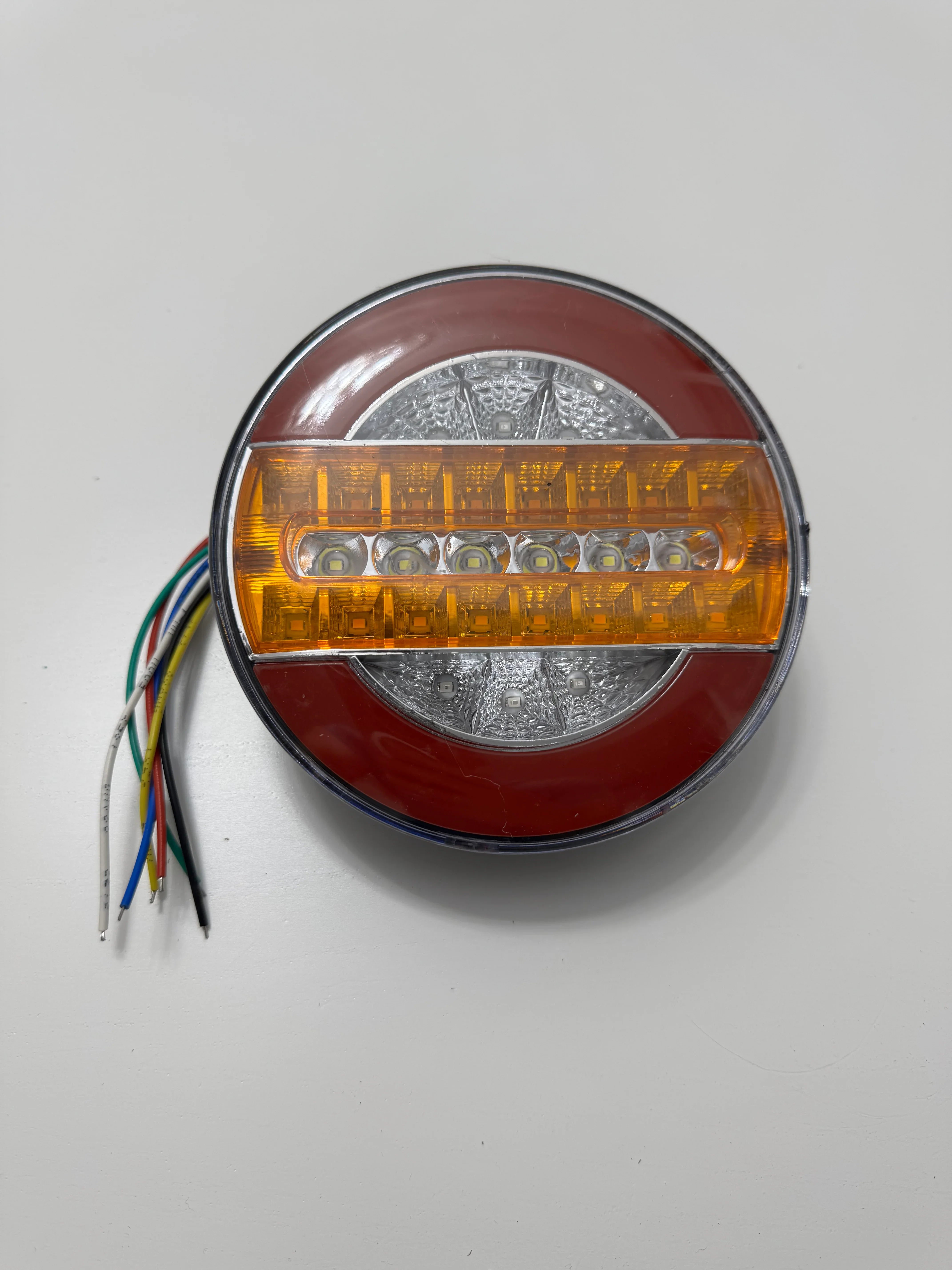 Set 2x Stopuri LED Rotunde – 12/24V, Remorcă/Camion, Ø140mm, Dinamice - My Store