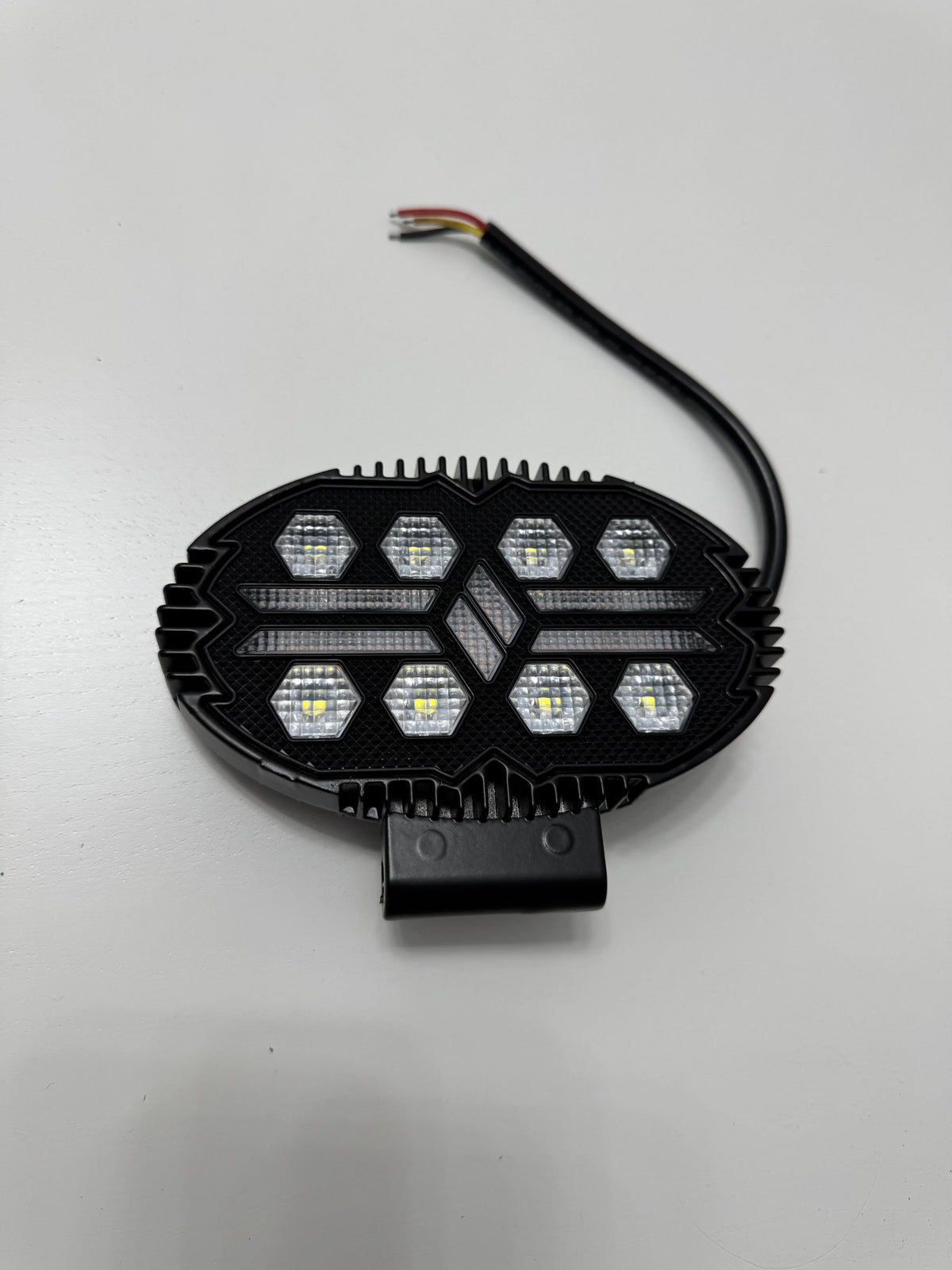 Set 2x Proiectoare LED Rotunde 5.5" cu DRL – Spot, Alb & Galben, 12/24V, IP67 - My Store