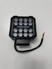 Set 2x Proiectoare LED Pătrate 4" – Alb & Galben, 12/24V, IP68 - My Store