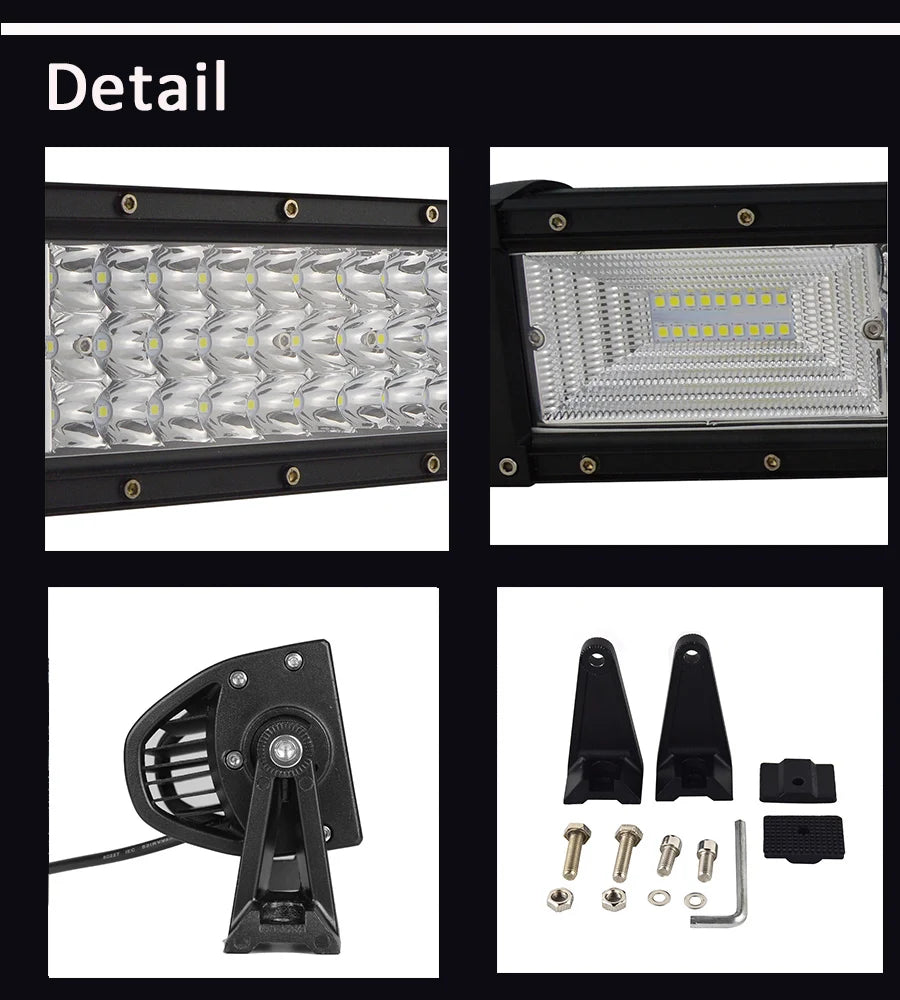bara led off road auto iluminare puternica pentru teren accidentat