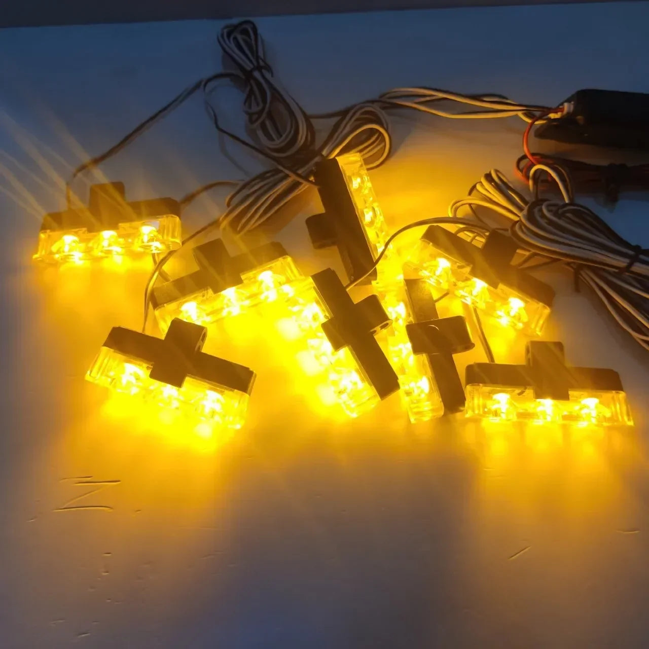 Lampă LED Stroboscopică Wireless Grilă – 12/24V - My Store