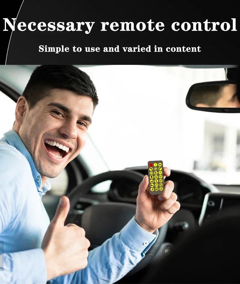 Afișaj LED Programabil RGB – Text Personalizat, Control App/Telecomandă, USB - My Store