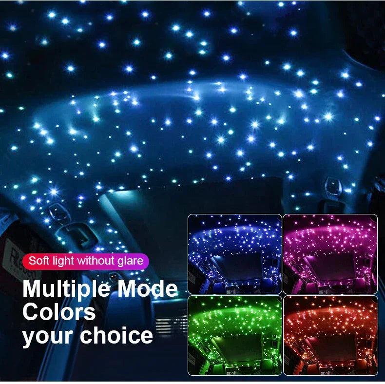 Kit Starlight LED RGBW cu Fibre Optice – Control App/Bluetooth/Telecomandă, 16W - My Store