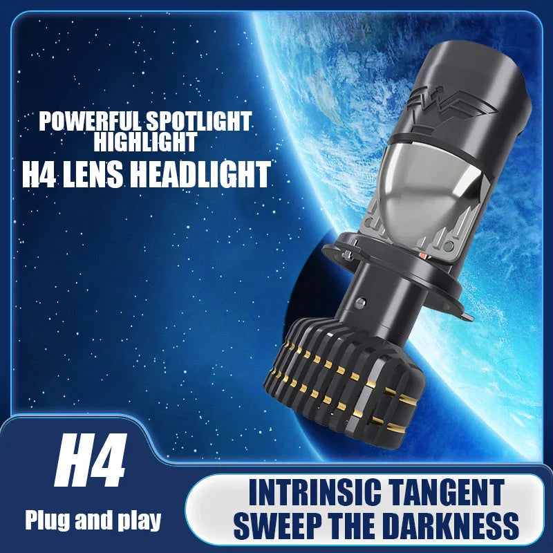 Set 2x Becuri LED H4 Dual Lens – 160W, 28.000Lm, 6000K, CANBUS - My Store