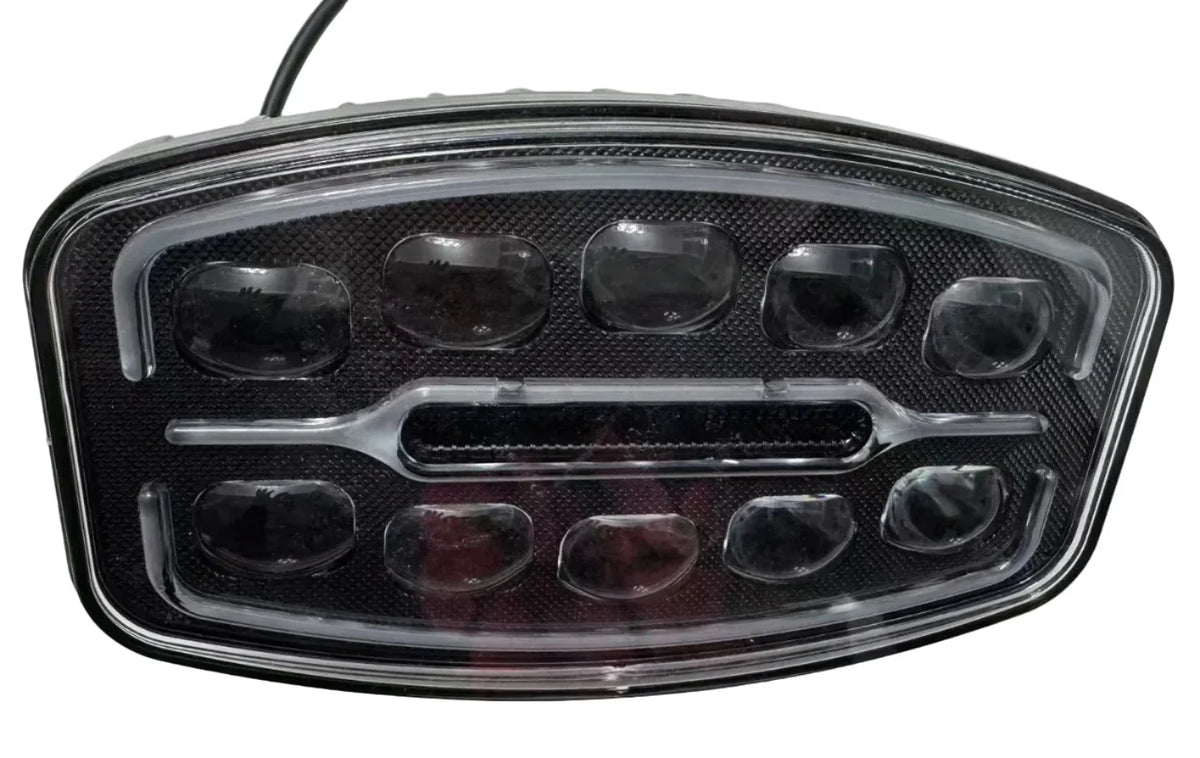 Proiector LED 10” 180W 23000LM cu Lupă, Poziție Alb/Galben, IP67 12-24V