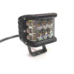 Proiector LED Bicolor Off Road – Alb & Galben Stroboscop, 45W, Spot 30°