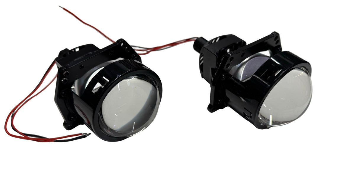Set 2x Lupă Bi-LED A98 – 180W, 30000LM, 6000K, Montaj Universal (H4/H7/H1), 2.5/3"