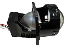 Set 2x Lupă Bi-LED Auto A99 – 120W, 20000LM, 6000K, Montaj Hella 3R/5R, 2.5“/3.0”