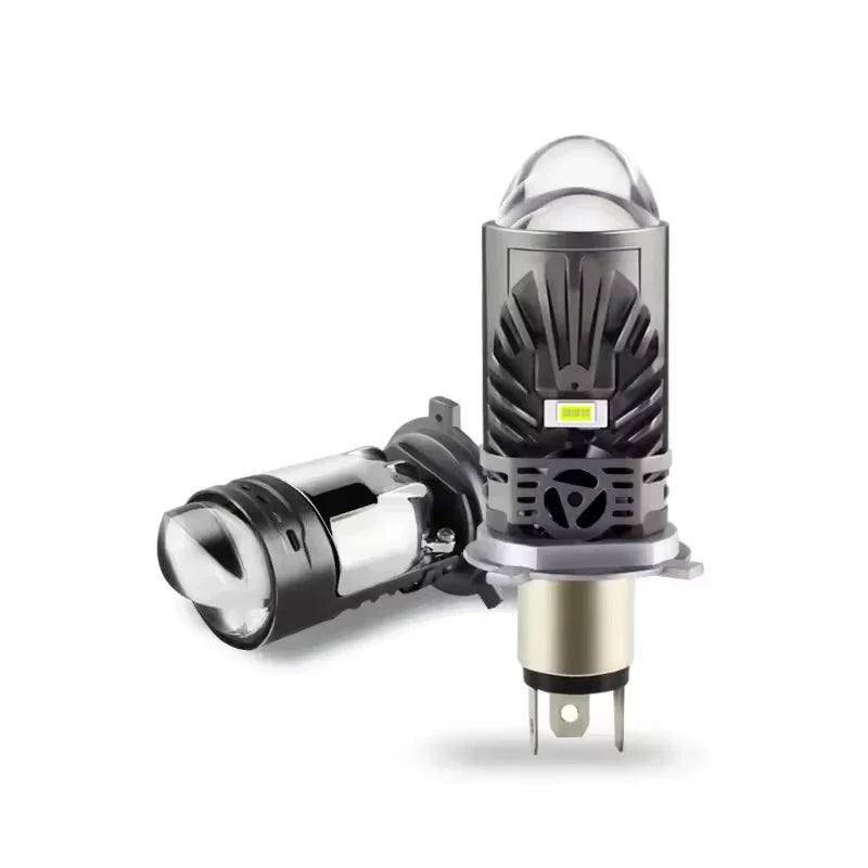 Set 2x Becuri LED H4 cu Lentilă Dublă – 120W, 18.000Lm, 6000K, 9-32V - My Store