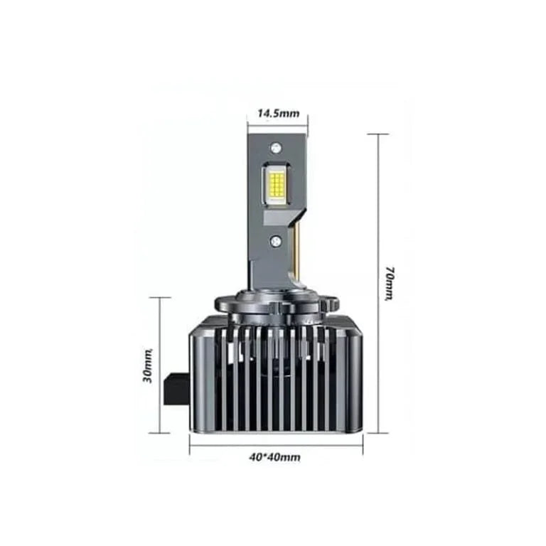 Set 2 Becuri LED Auto D1S / D2S / D3S – 35W, 10000Lm, 6000K, Canbus, Plug & Play - My Store