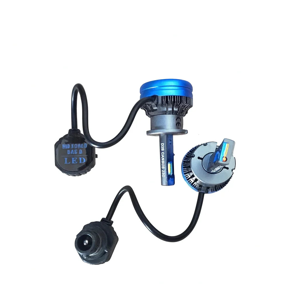 Set 2 Becuri LED Auto D1S / D2S / D3S – 35W, 10000Lm, 6000K, Canbus, Plug & Play - My Store