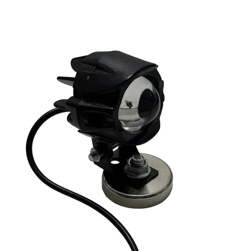 Set 2 Proiectoare LED cu Lupă, 48W, 12V, Alb, Compatibile Auto, SUV, ATV, Moto, Off-Road