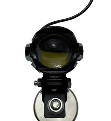 Set 2 Proiectoare LED cu Lupă, 48W, 12V, Alb, Compatibile Auto, SUV, ATV, Moto, Off-Road