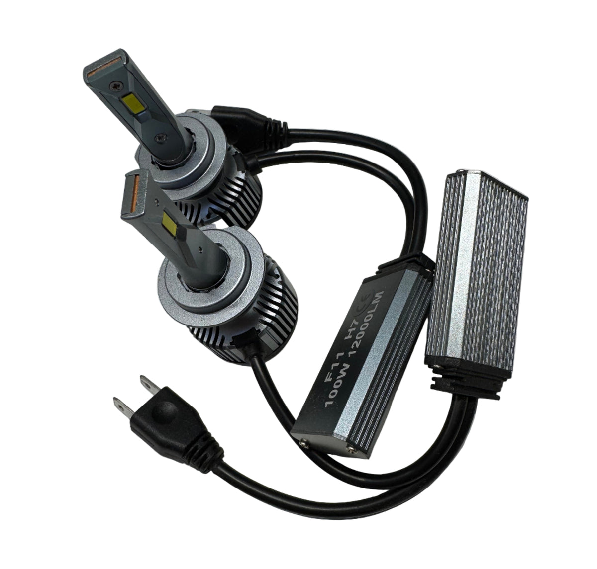 Set 2 Becuri LED Auto F11 Canbus – 100W, 12000LM,6000K, H7/H1/H11/H4