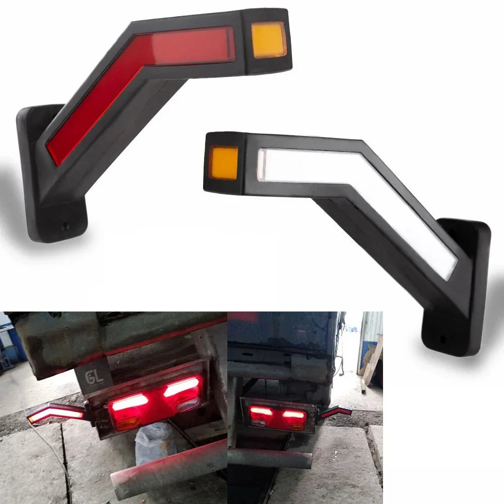 Set 2x Lumină LED Laterală – 24V, Marker Contur Neon, IP67 - My Store