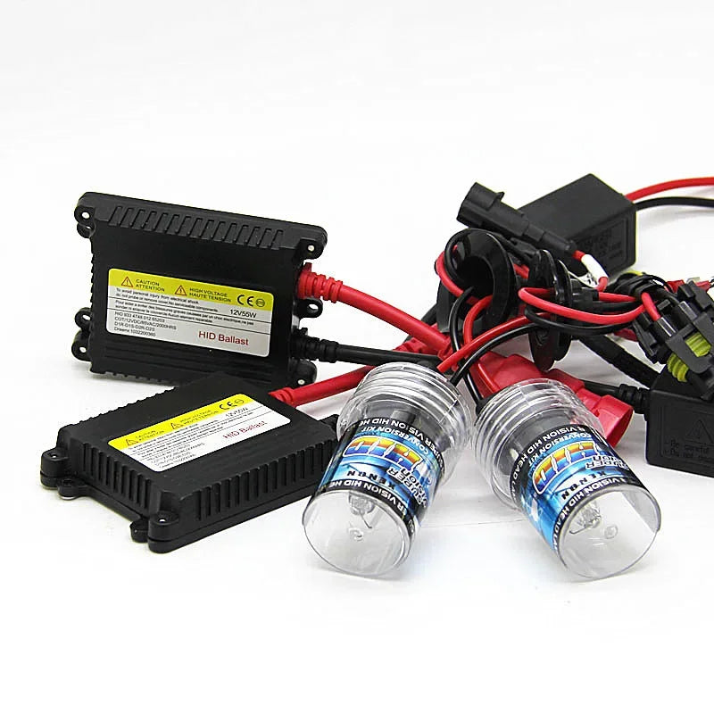 Kit HID Xenon 55W cu Balast – 12V, toată gama, 6000K Alb - My Store