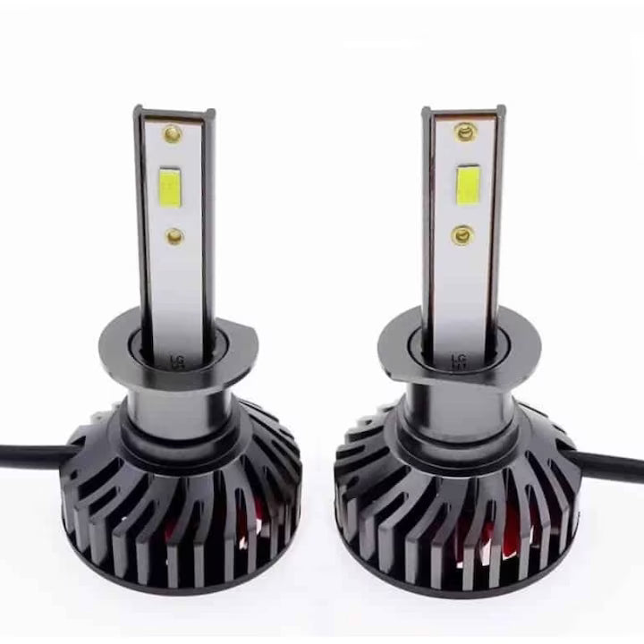 Set 2 Becuri LED Auto K2 Canbus – 100W, 10000LM, 6000K, H7/H1/H11/9012