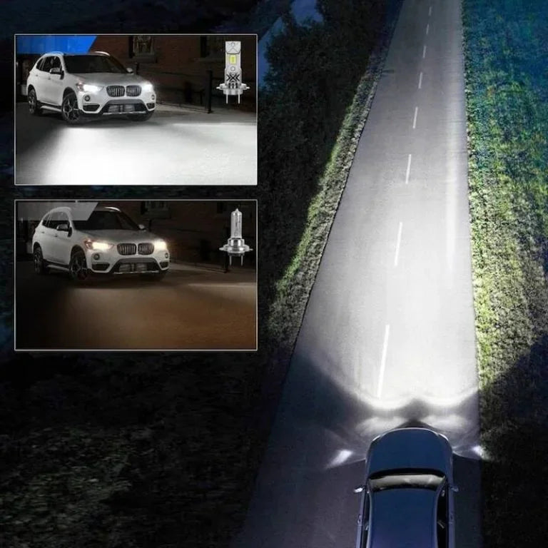 Set 2 Becuri LED Auto K7 1:1 – 100W, 10.000LM, 6000K, CANBUS - My Store