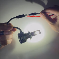 Set 2 Becuri LED Auto K98 H7 – 430W, 35.000LM – CANBUS, 6000K, Putere Maximă