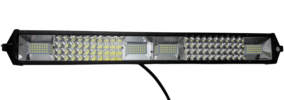 bara LED auto 4 randuri 300W iluminare puternica off road