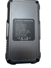 Starter Auto LS80 12V cu Compresor – 2500A Peak | 29800mAh | Benzină 8.0L / Diesel 6.0L